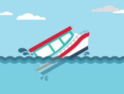 Kapal Penyeberangan Tenggelam di Kutai Barat, Delapan Orang Hilang