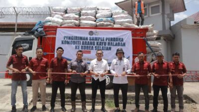 arang buatan warga binaan, Rutan Tanah Grogot, ekspor arang ke Korea Selatan, UMKM Binsik Paser, pembinaan kemandirian narapidana