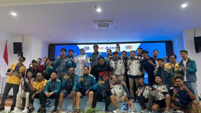 Raih 10 Medali Emas, PWI Kota Bontang Juara Umum Porwada 2025