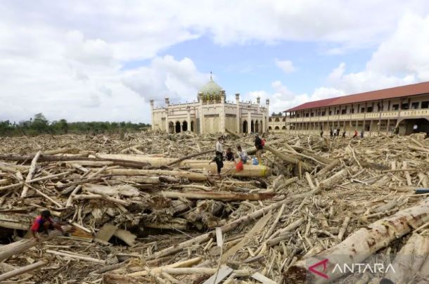 kayu hanyut banjir, Kemenhut, banjir bandang, pemulihan pascabencana, hutan lestari