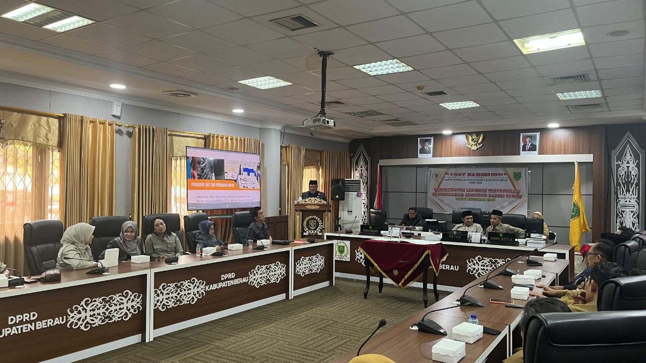 DPRD Berau Terima LKPj Bupati Tahun Anggaran 2025