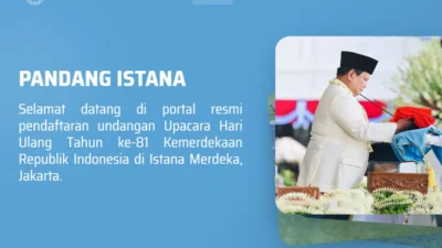 Resmi! Ini Link “War Tiket” Upacara HUT ke-81 RI di Istana Merdeka