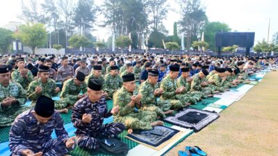 Kemarau Panjang, Prajurit TNI/Polri dan Masyarakat Balikpapan Gelar Salat Istisqa dan Doa Bersama