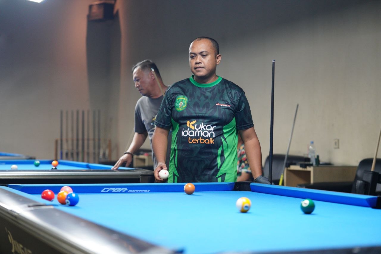 Wartawan Kukar Siap Beradu di Meja Domino dan Biliar