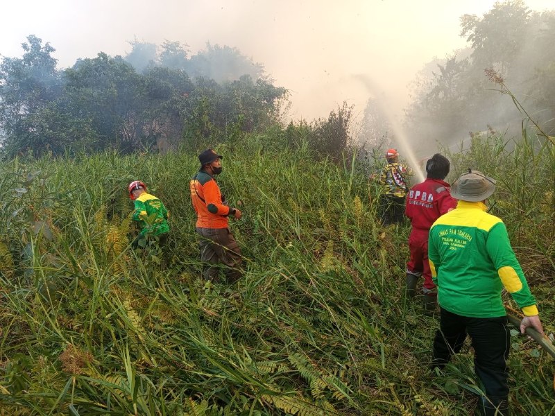 Empat Orang Jadi Tersangka Kasus Karhutla di Samarinda, Bantuas dan Sambutan Masuk Zona Merah