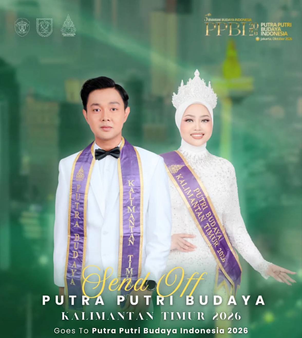 Angkat Identitas Daerah, Ahmad dan Anisa Wakili Kaltim di Ajang Pemilihan Putra dan Putri Budaya Indonesia 2026