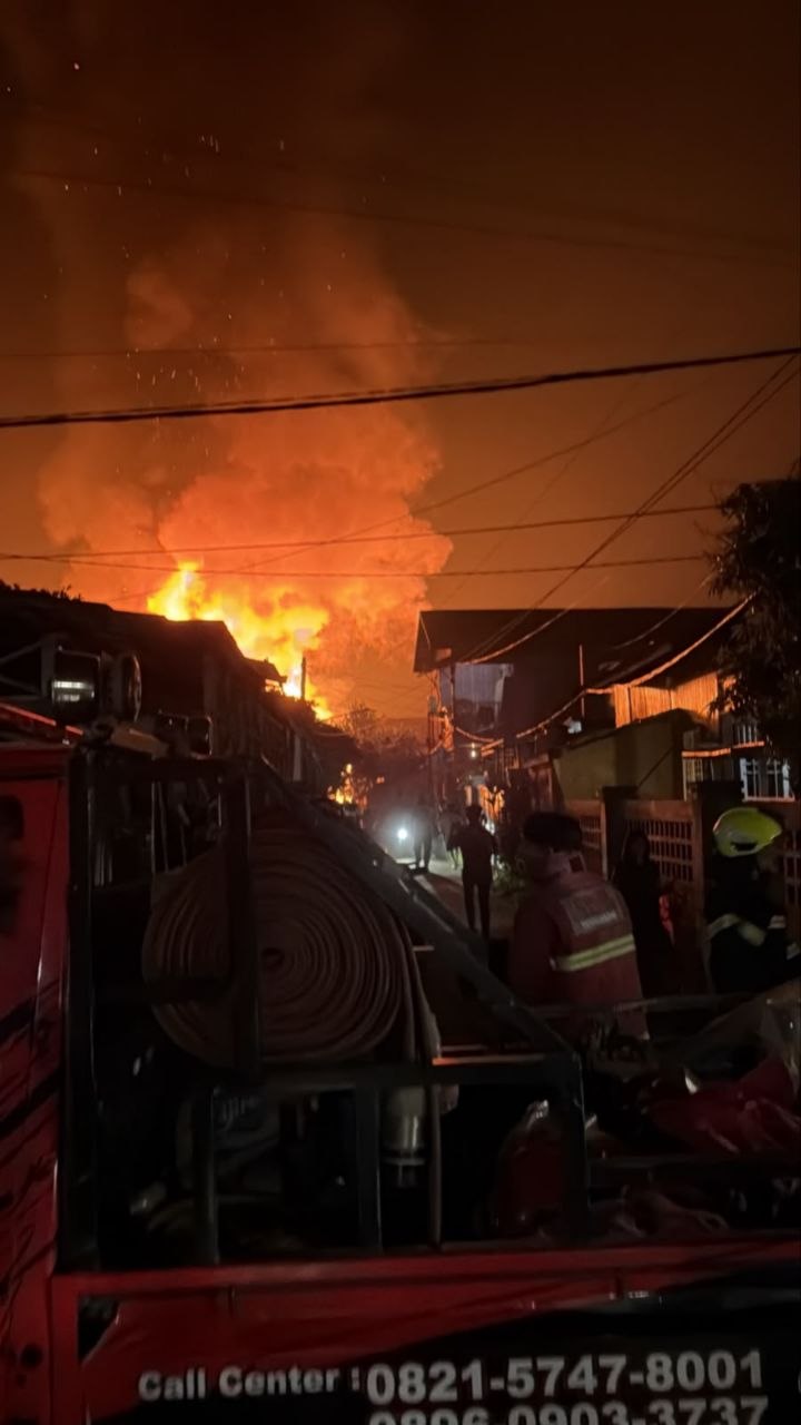 Kebakaran di Jalan Kartini Tenggarong, Dua Anak Meninggal Dunia